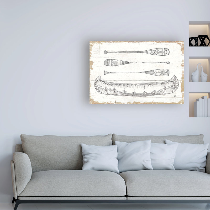 «Lake Sketches I» par Daphne Brissonnet, reproduction d'art sur toile