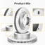 Rear Brake Rotors Drilled Slotted Performance Disc Anti-Rust