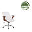 Hans Faux Leather Mid-Century Office Chair-232264386