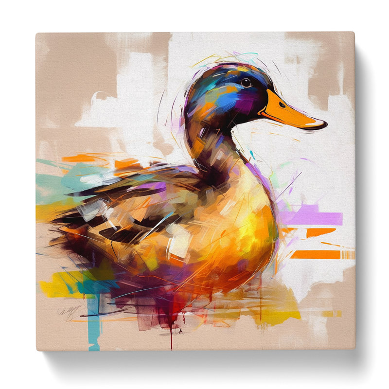 Duck Gestural No.1 - No Frame Print