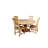 Hurless Round Solid Wood Dining Table-184616584