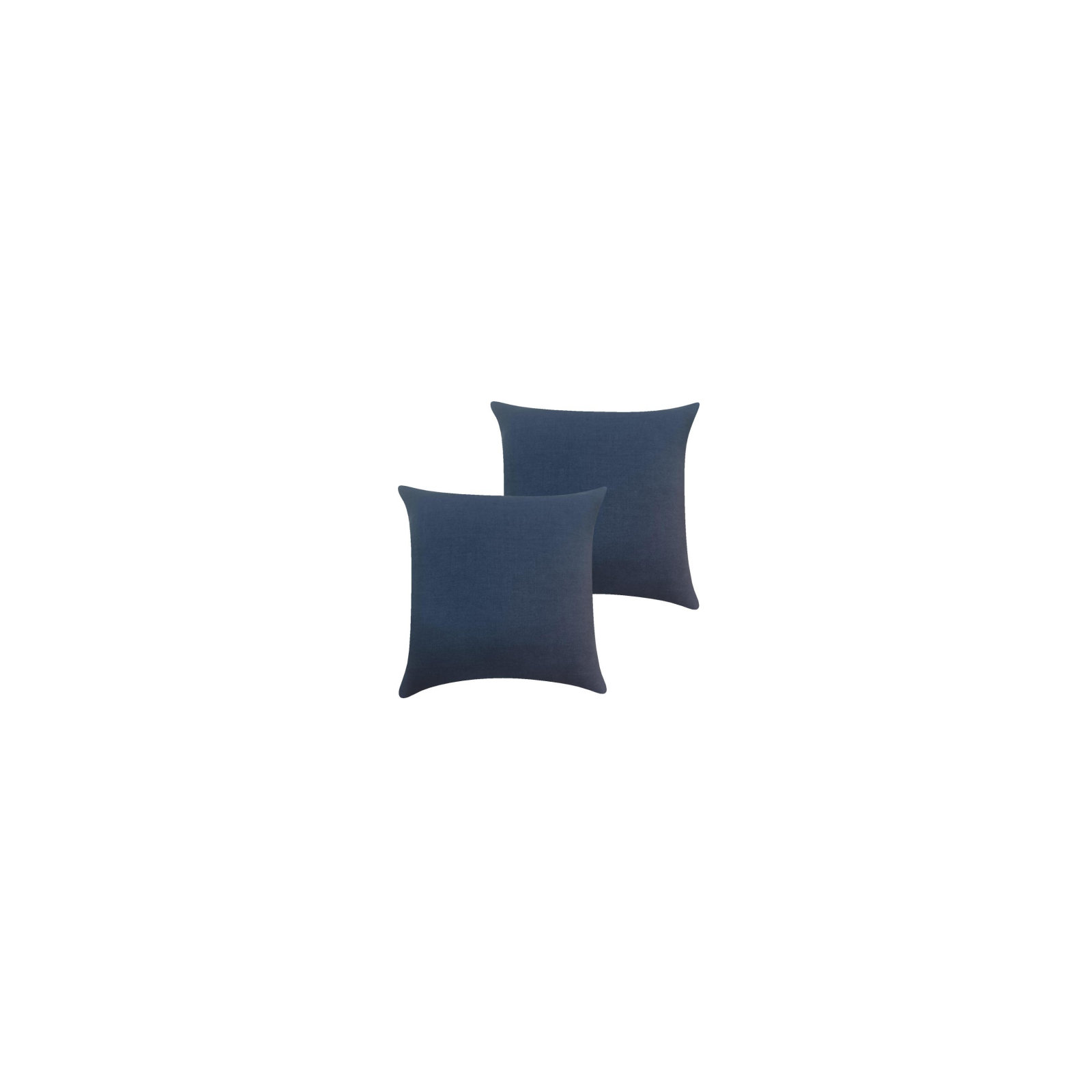 Lanie Accent Pillow, Square 20", Duck Down, Navy Blue