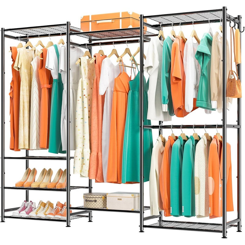 Portant à vêtements robuste pour placard