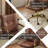 Abba 23.2''W Luxury Faux Leather Brown Office Chair with Padded Arms-1168926806