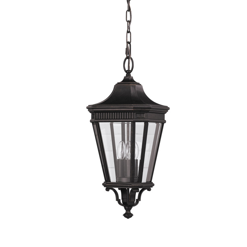Cotswold Lane Small Pendant from Generation Lighting , 21.5" H X 9.5" W, Black