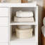 120cm White Baby Changing Unit & 5-Drawer Dresser - Anti-Tip, Grows With Child