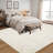 Machine Washable Rug with Rubber Backing for Living Room Modern Non-Slip Dining Room Rug Easy-Cleaning Solid Floor Carpet for Bedroom Hallway Kitchen Office Playroom-31991077