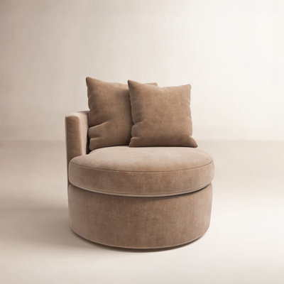 Dara Upholstered Swivel Accent Chair