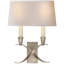 Chapman & Myers Cross Bouillotte Small Sconce-89440618-51179987