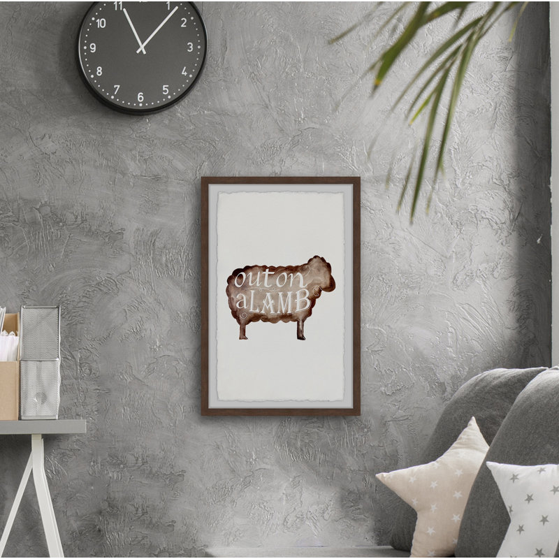 Kenney 'Punny Animal IV' Framed Art, 36" H x 24" W x 1.5" D