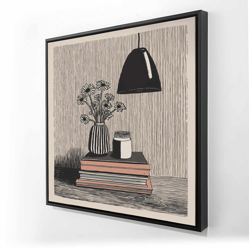 Art sur toile, "Nature morte debout", H 25,25 po x l 25,25 po