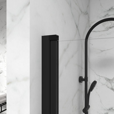 Porte de douche à panneau pivotant 180 °