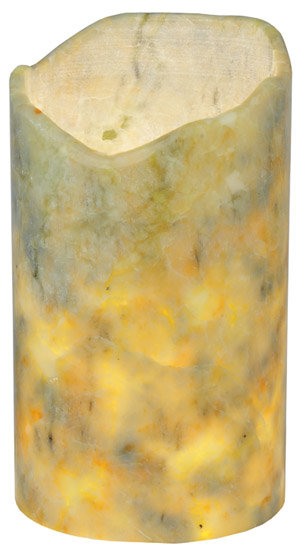 Decimus 7'' H Jadestone Tabletop Votive Holder