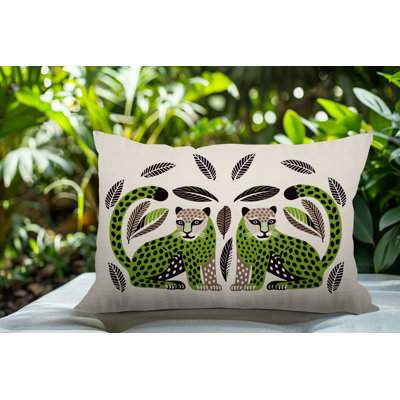 Coussin lombaire réversible Ayra Leopard