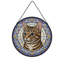 Panneau de vitrail Tabby Cat-703759617