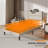 Twin Modern Upholstered Bed Frame with Storage Headboard, LED Lights & Charging Station, Heavy Duty Wooden Slats Support, No Box Spring Needed-798503561-798503560