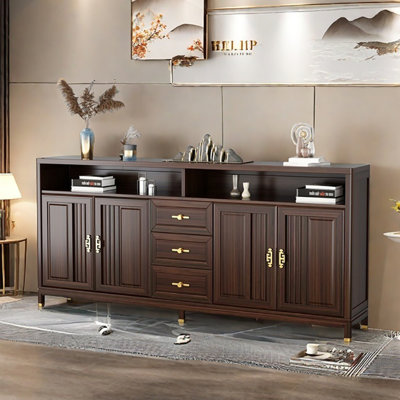 Nouveau buffet en bois massif de style chinois
