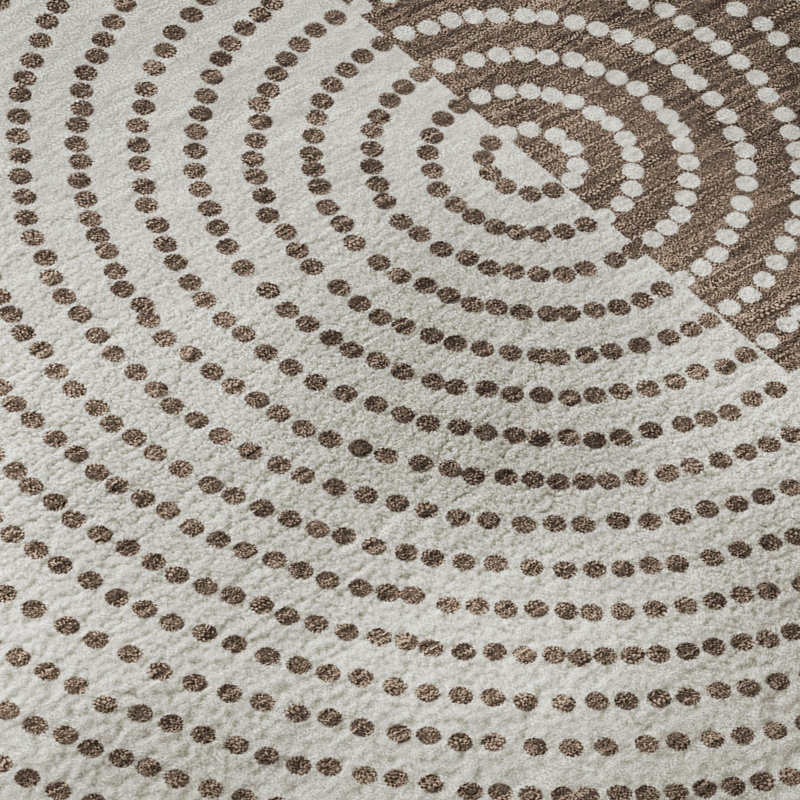Premium Machine Washable Mayfield AMF2275 Geometric Rug, Beige, 8' x 10'
