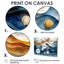Abstrait coquillage et plage vue aérienne VI - art mural bord de mer-2067183779-2067183776-2067183781