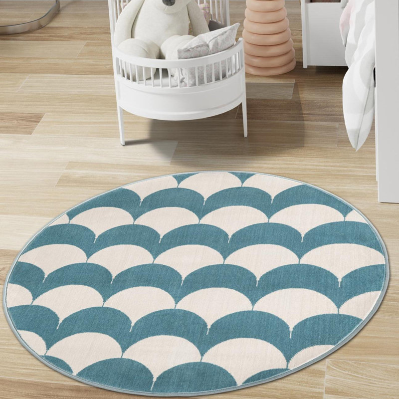 Unique Loom Arches Whimsy Kids Rug, Round 5'3"