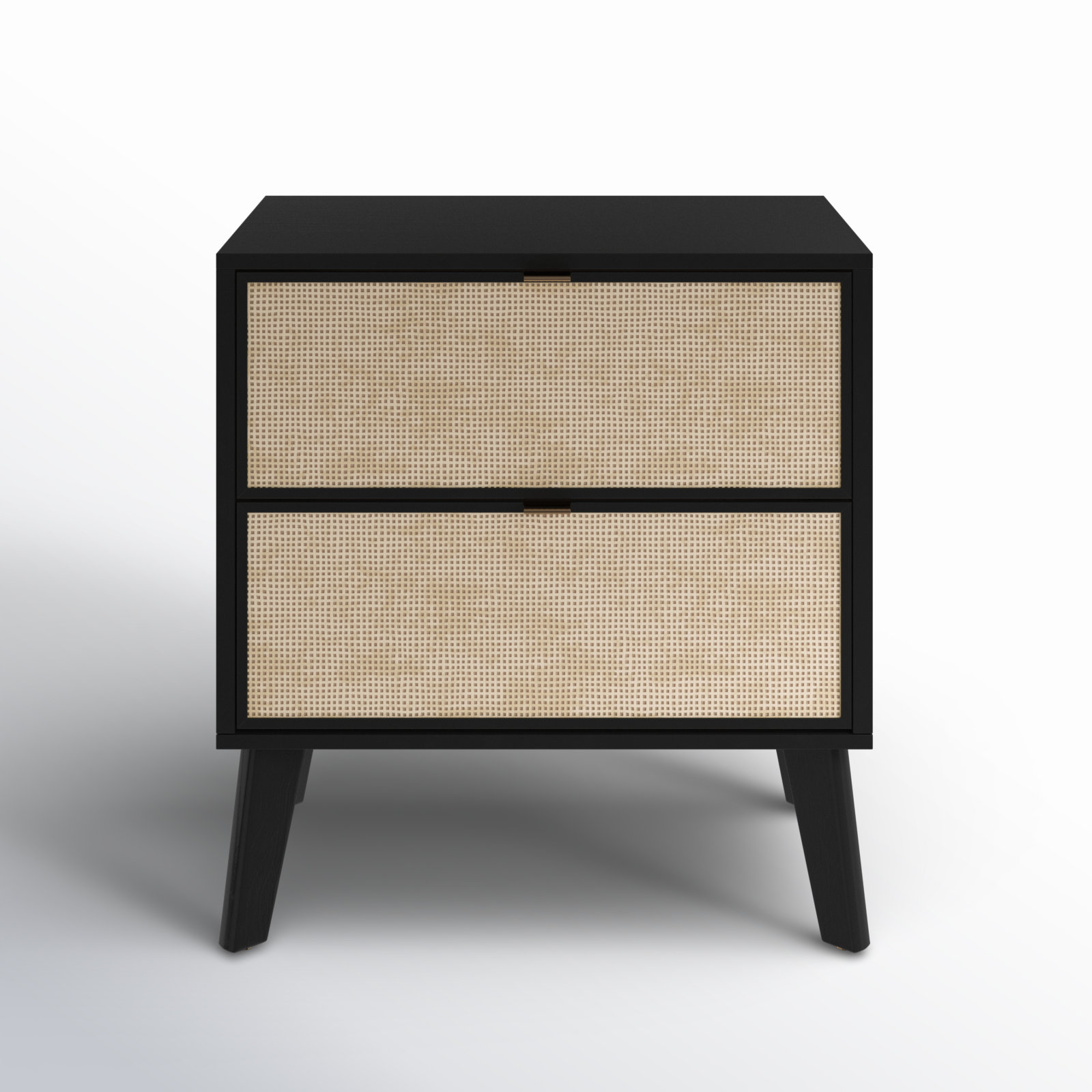 Cory 2 - Drawer Nightstand, Black