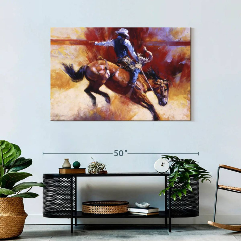 Sireci Yeehaw, 30" H x 45" W