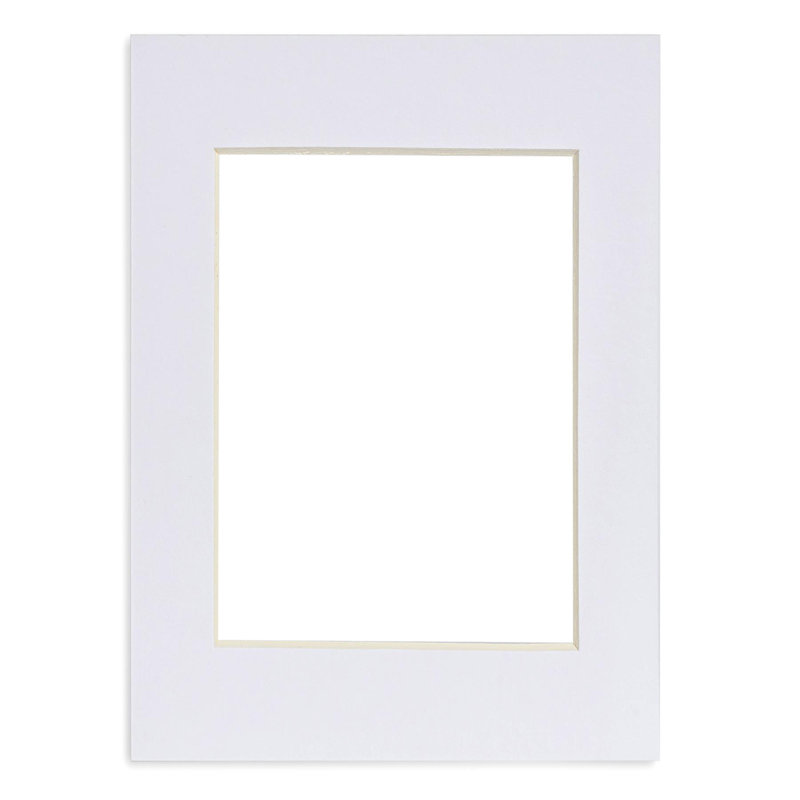 Nicola Spring - Picture Mount, 25cm H x 20cm W x 0.2cm D, White