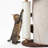 37'' H Solid Wood Cat Tree / Multi Cat Condo Warm Cat Climbing Shelf
