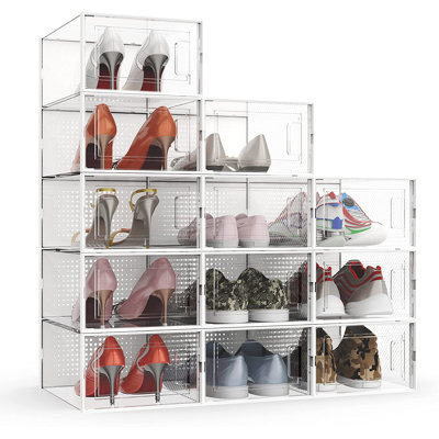 Boîte à chaussures pliable et empilable Waytrim