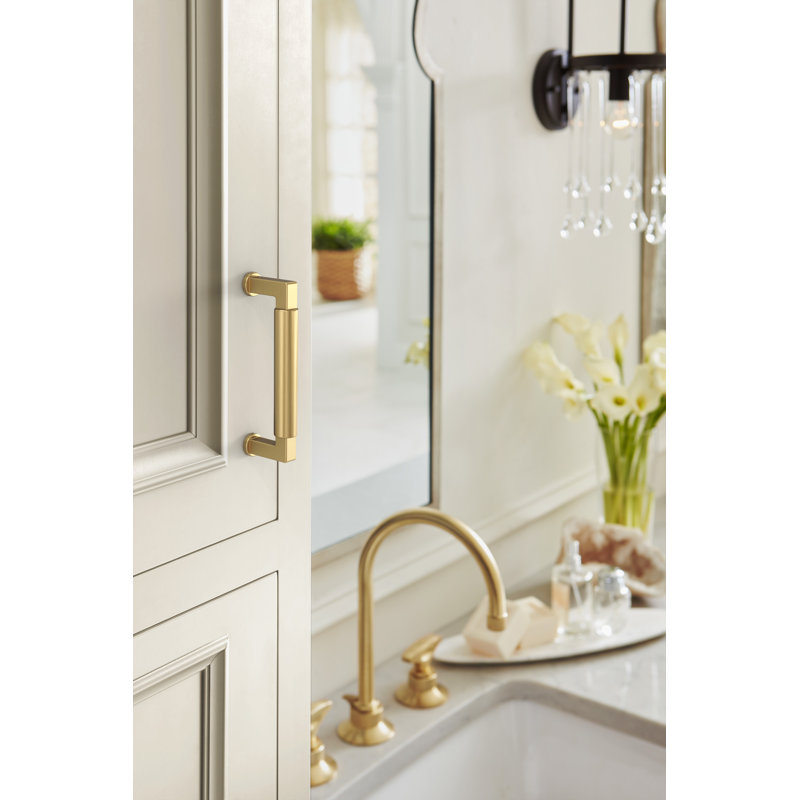 Poignée d'armoire bronze champagne Balon 3-3 / 4 po (96 mm) Balon, 3 3/4", Bronze champagne