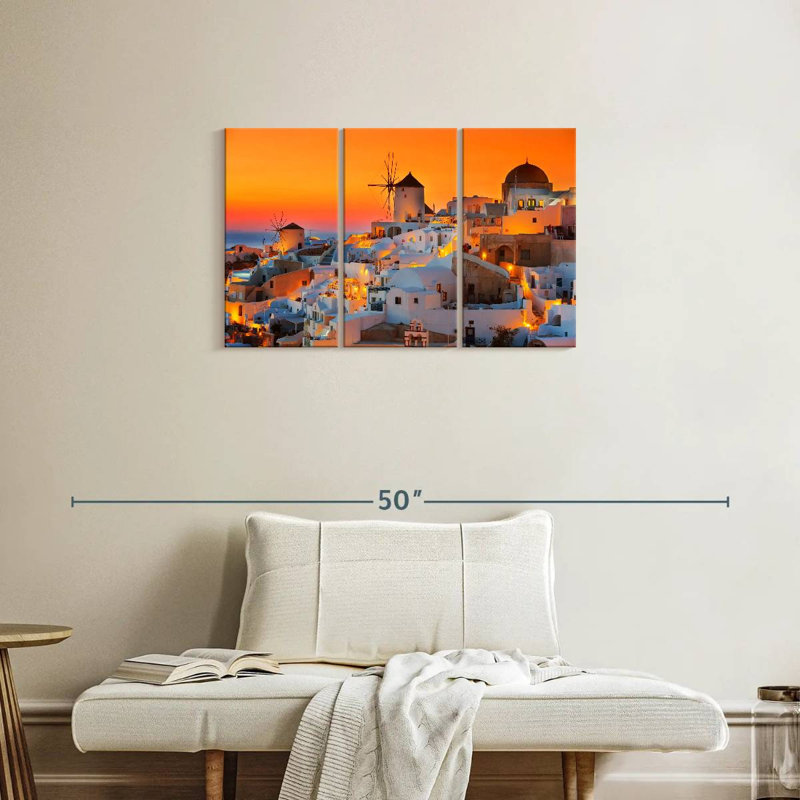 Sebbie Oia Sunset, 20" H x 33" W
