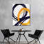 Cercles abstraits sur toile-201568478