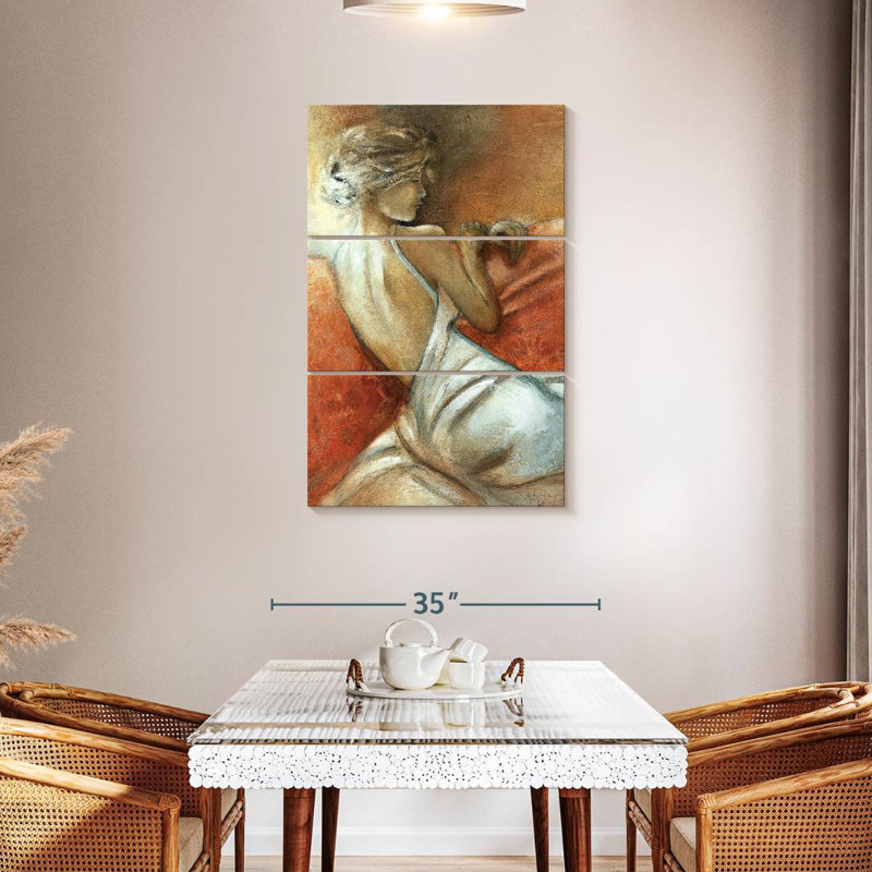 Leisha A Quiet Refrain I, 45" H x 28" W