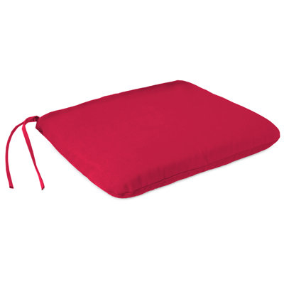 18" x 15" Reversible Outdoor Seat Cushion with Ties