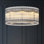 Lustre rond 37 po moderne noir 37 po, lustres en verre cristal à 8 lumières à 2 niveaux, pour salle à manger, salon, chambre à coucher, plafond haut, vestibule de vestibule, lustre de luxe