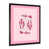 Black Single Picture Framed Canvas