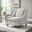 Fauteuil d'appoint en flanelle Rebecca