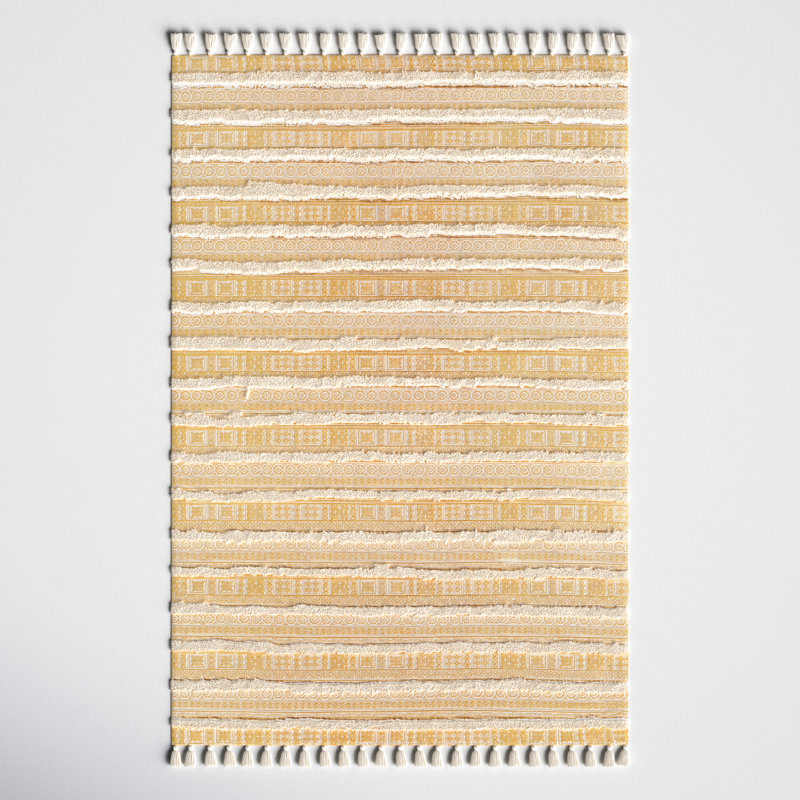 Laurent Cotton Striped Indoor Rug, Rectangle 2'6" x 4'