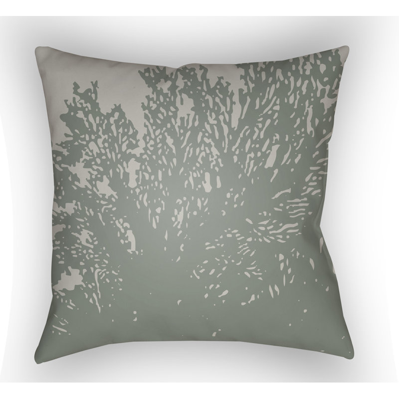Textures Outdoor Throw Pillow, Blue, 20" H x 20" W x 4" D