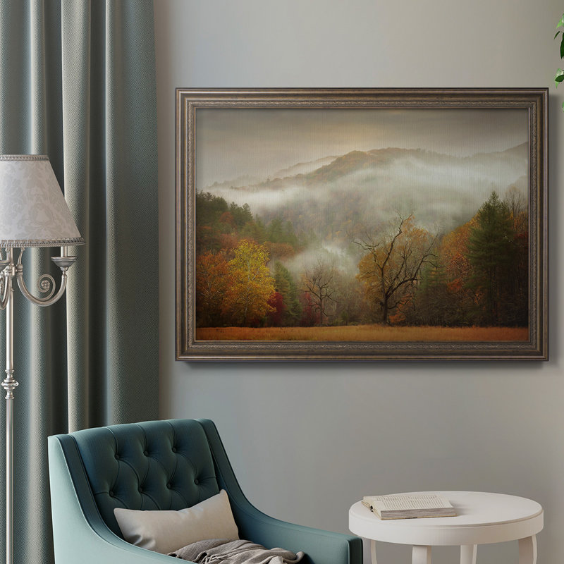 Photographie Étude d'automne brume, toile de qualité supérieure, prête à être accrochée, H 16 po x l 20 po x P 2,5 po