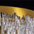24" Modern Round Crystal Chandelier Gold