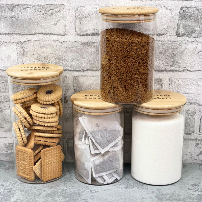 Glass Jar - Set of 4