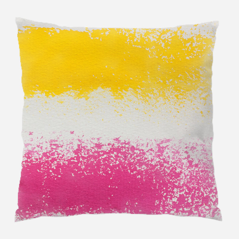 Coussin watercolour Brompton, Microsuède, Intérieur