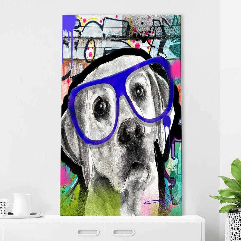 Labrador (vertical) par By Jodi - impression, Toile tendue, H 30 po x l 18 po x P 1 po