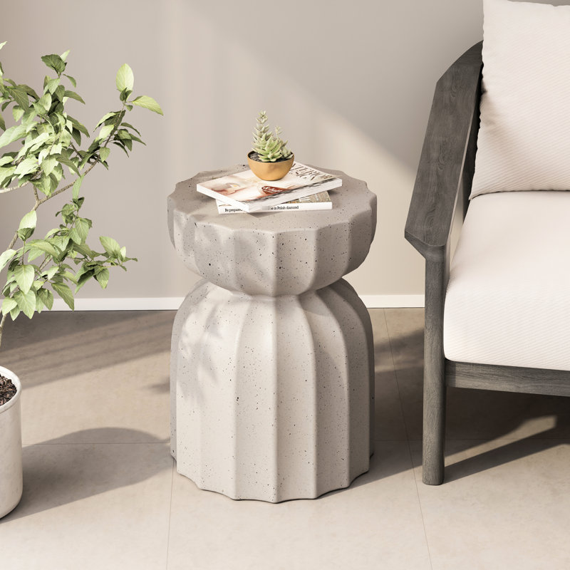 Table basse blanche moderne et imperméable blanche 2Pc, Blanc