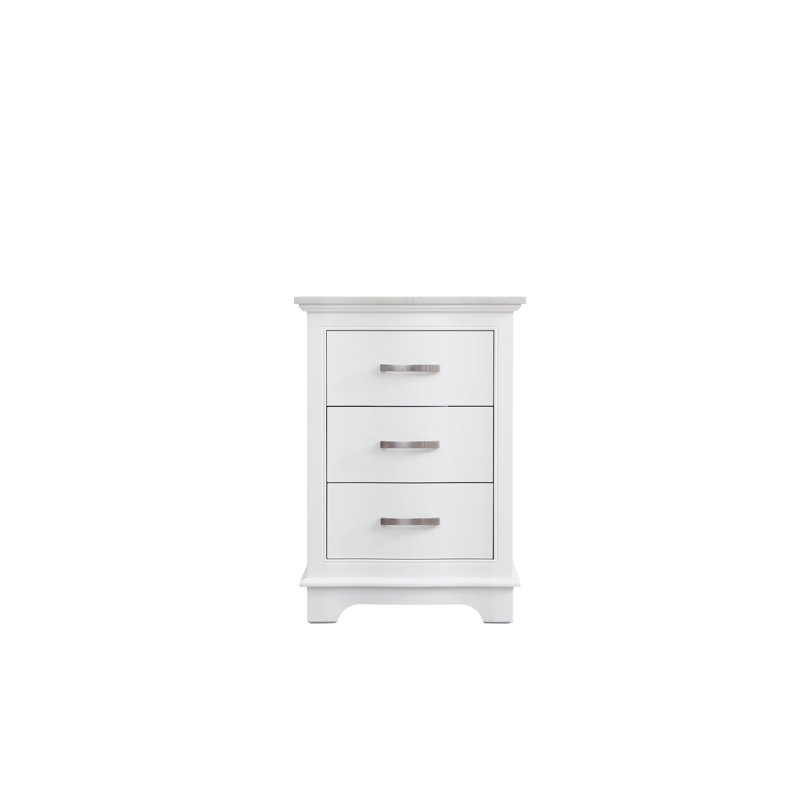 Meuble-lavabo simple 24 po Knox, Blanc