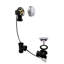Garniture de bonde escamotable pour baignoire à câble 35 "avec trop-plein rotatif et raccords en ABS Sch. 40-103835388