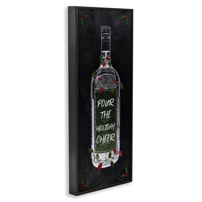 «Pour Holiday Cheer Bottle» par Natalie Carpentieri