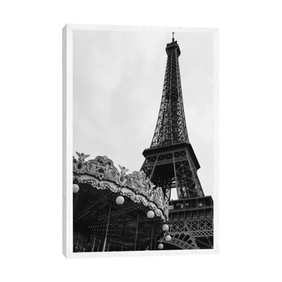 Eiffel Tower Carousel III by Bethany Young - Print on Canvas