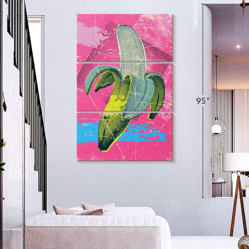 Banana Peel, 74" H x 48" W